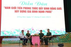 Nam giới tiên phong thúc đẩy bình đẳng giới, xây dựng hạnh phúc gia đình