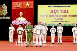Hội thi Bí thư Chi bộ giỏi trong Công an Tuyên Quang
