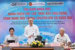 Thúc đẩy ứng dụng công nghệ mới trong chuyển đổi số quốc gia