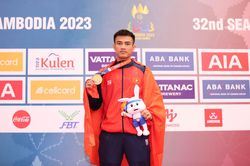 VĐV người Hrê đoạt Huy chương Vàng SEA Games 32