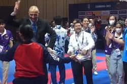 Màn giao lưu nhảy hiphop cực ấn tượng của nhóm VĐV, trọng tài ở SEA Games 32