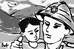 Lời nhắn gửi: Bố con là bộ đội!