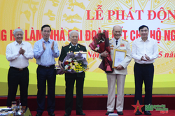 Chủ tịch nước Võ Văn Thưởng dự lễ phát động ủng hộ làm nhà Đại đoàn kết tặng hộ nghèo tỉnh Điện Biên