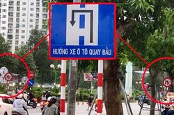 Thực hư 2 biển báo cấm - cho phép đặt cùng chỗ gây hoang mang ở Hà Nội