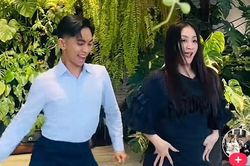 Mang thai tháng thứ 5, Khánh Thi vẫn nhảy cực uyển chuyển cùng ông xã Phan Hiển