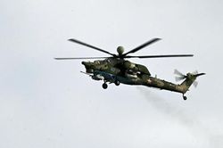 Trực thăng quân sự Nga rơi trên bán đảo Crimea
