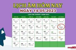 Lịch âm 14/5 – Âm lịch hôm nay 14/5 chính xác nhất - lịch vạn niên 14/5/2023