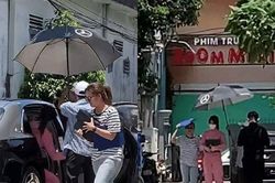 Hari Won lái xe 9 tỷ đến phim trường thăm Trấn Thành