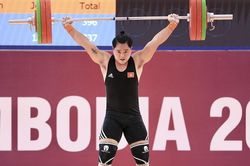 Lực sĩ Quốc Toàn xuất sắc giành HCV, phá 3 kỷ lục SEA Games