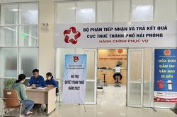 Cục Thuế TP. Hải Phòng thu ngân sách 4 tháng đạt hơn 33% dự toán