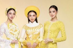 Hoa hậu Thùy Tiên, Lương Thùy Linh, Bảo Ngọc đọ sắc trong trang phục truyền thống