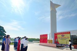 Kết nạp Đảng tại Khu lưu niệm chiến thắng Vườn Gòn - Đá Bàn