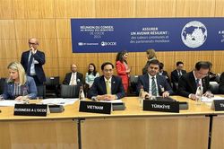 Bộ trưởng Ngoại giao Bùi Thanh Sơn dự hội nghị Hội đồng Bộ trưởng OECD