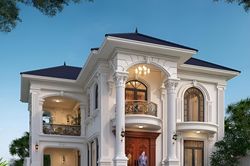 Top 5 mẫu biệt thự 2 tầng tân cổ điển đẹp nhất hiện nay