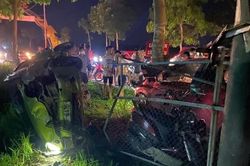 Vĩnh Phúc: Tai nạn liên hoàn trong đêm, nhiều người bị thương