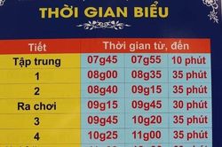 Một trường tại TPHCM vào học lúc 8 giờ từ năm học 2023-2024