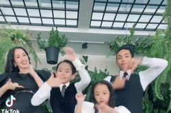 Gia đình Khánh Thi - Phan Hiển cùng đu trend 'vũ điệu trồng hoa'