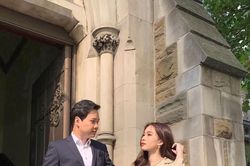 Đặng Thu Thảo và chồng doanh nhân tình tứ ở Úc