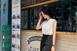 10 cách diện áo không tay đi làm cực thanh lịch