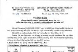 Trường Đại học Giao thông vận tải công bố điểm sàn xét tuyển đại học chính quy năm 2023
