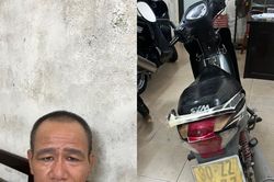 Bảy tiền án vẫn 'nhảy' chiếc xe máy trên vỉa hè