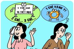 Con tui hay nói: 'Môn đó 2 chỉ'… là gì ông giáo?