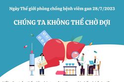 Ngày Thế giới phòng chống bệnh viêm gan 28/7/2023: Chúng ta không chờ đợi