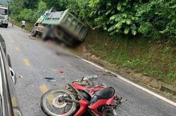Tài xế xe tải rời khỏi hiện trường sau tai nạn chết người