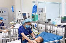Đang ngủ, trẻ 28 tháng tuổi bị rắn cắn nguy kịch