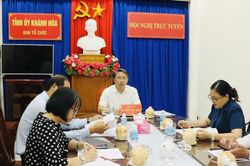 Hội nghị trực tuyến góp ý dự thảo bổ sung, sửa đổi Quy định số 04 của Ban Bí thư