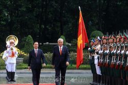 Chủ tịch nước Võ Văn Thưởng chủ trì lễ đón Tổng thống Kazakhstan
