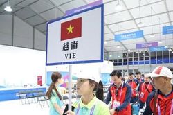 Đoàn Thể thao Việt Nam nhập Làng Vận động viên ASIAD 19