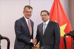 Thủ tướng Phạm Minh Chính tiếp một số doanh nghiệp hàng đầu của Hoa Kỳ