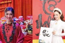 Sao Việt đi cúng tổ nghề: 'Thần tiên tỷ tỷ hóa hoàng hậu, Vy Oanh thon gọn bất ngờ