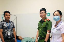 Đại úy Công an xã hiến máu cứu người
