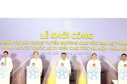 Khởi công dự án nối Đại lộ Thăng Long với cao tốc Hòa Lạc - Hòa Bình