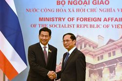 Bộ trưởng Ngoại giao Bùi Thanh Sơn hội đàm với Ngoại trưởng Thái Lan