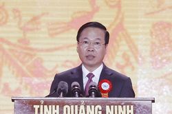 Chủ tịch nước dự Lễ kỷ niệm 60 năm ngày thành lập tỉnh Quảng Ninh
