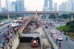 Hà Nội: Hình ảnh 2 cầu vượt trị giá trăm tỷ đồng sau 9 tháng thi công