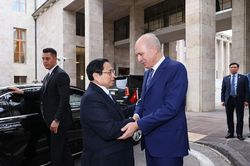Thủ tướng Phạm Minh Chính hội kiến Chủ tịch Quốc hội Thổ Nhĩ Kỳ
