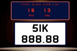 Loạt biển số ô tô ngũ quý, sảnh tiến chuẩn bị lên sàn đấu giá