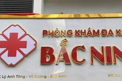 Tạm dừng hoạt động khám, chữa bệnh đối với Phòng khám Đa khoa Bắc Ninh