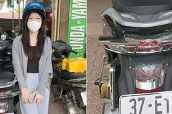 Nữ sinh viên theo học ở Hà Nội về quê bấm trúng biển số siêu đẹp