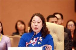 Phó chủ tịch nước Võ Thị Ánh Xuân phát biểu tại Hội nghị Cấp cao lần thứ 19 Phong trào Không liên kết