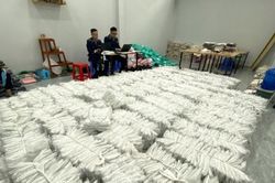 Thái Nguyên: Tạm giữ 1.500 sản phẩm quần nỉ không rõ nguồn gốc