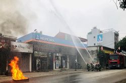 Phòng cháy tại các cây xăng dịp áp Tết