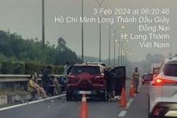 Tai nạn liên hoàn, cao tốc TP. Hồ Chí Minh – Long Thành - Dầu Giây ùn tắc kéo dài