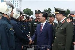 Chủ tịch nước Võ Văn Thưởng chúc Tết cán bộ, chiến sĩ Bộ tư lệnh Cảnh sát Cơ động