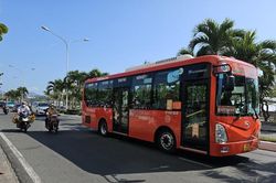 Xe buýt tuyến Nha Trang – Cam Ranh vẫn hoạt động trong Tết