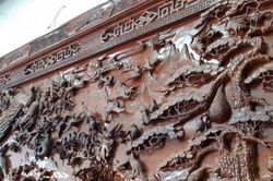 Cận cảnh bức tranh bằng gỗ hương nguyên khối 'độc nhất vô nhị' có giá hơn 2 tỷ đồng